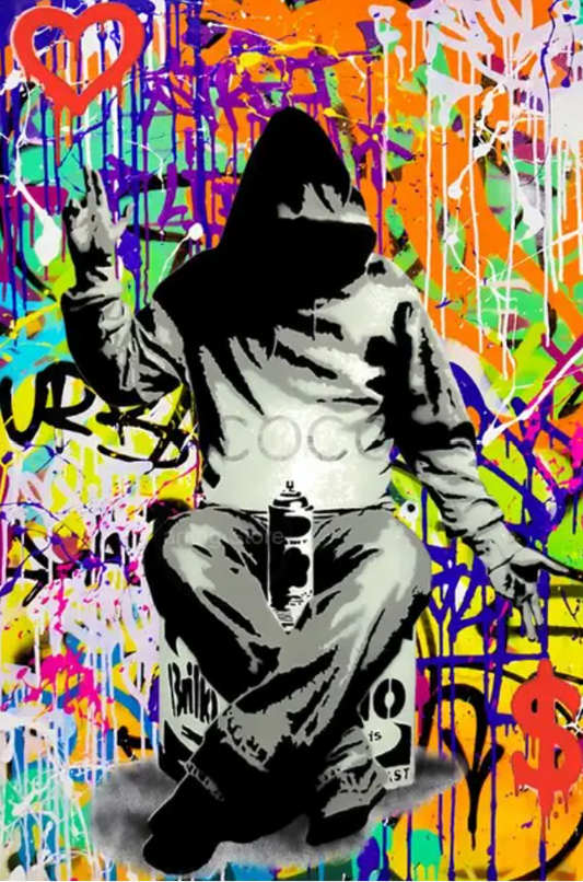 Graffeur Pop Art
